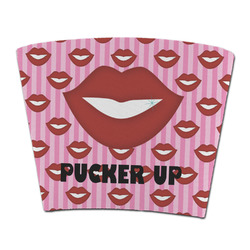 Lips (Pucker Up) Party Cup Sleeve - without bottom
