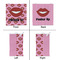Lips (Pucker Up) Party Favor Gift Bag - Matte - Approval