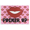Lips (Pucker Up) Disposable Paper Placemat - Front View
