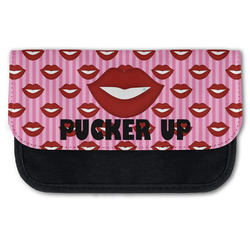 Lips (Pucker Up) Canvas Pencil Case
