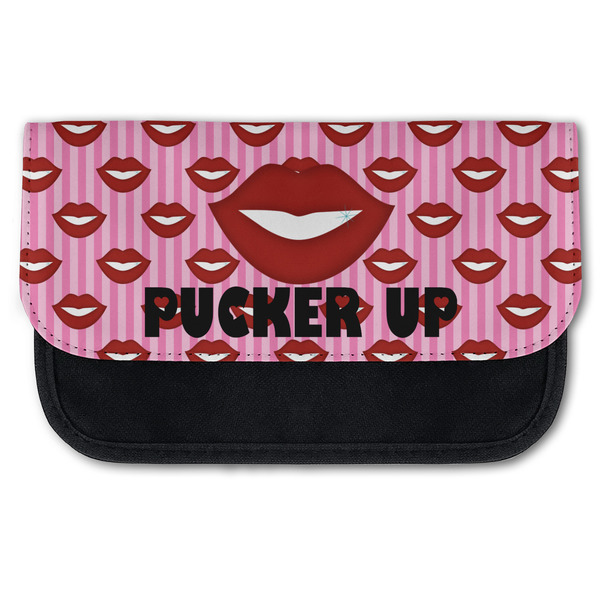 Custom Lips (Pucker Up) Canvas Pencil Case