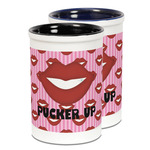 Lips (Pucker Up) Ceramic Pencil Holder - Large