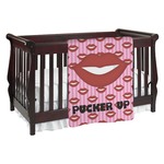 Lips (Pucker Up) Baby Blanket (Single Sided)