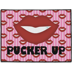 Lips (Pucker Up) Door Mat - 24"x18"