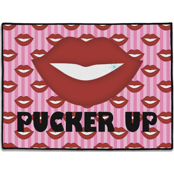 Custom Lips (Pucker Up) Door Mat - 24"x18"
