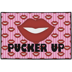 Lips (Pucker Up) Door Mat - 36"x24"