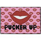 Lips (Pucker Up) Personalized Door Mat - 36x24 (APPROVAL)
