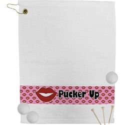 Lips (Pucker Up) Golf Bag Towel