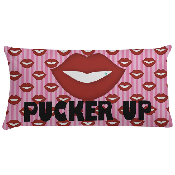 Custom Lips (Pucker Up) Pillow Case - King