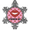 Lips (Pucker Up) Vintage Snowflake Ornament