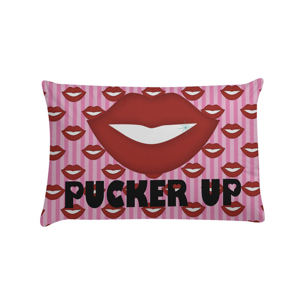 Custom Lips (Pucker Up) Pillow Case - Standard