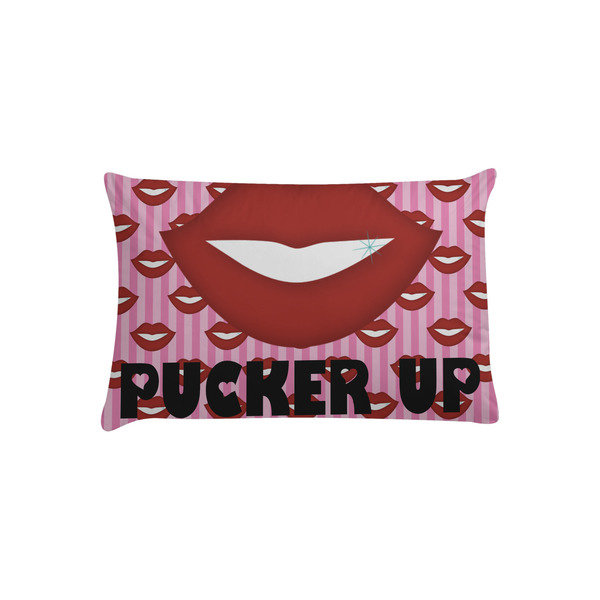 Custom Lips (Pucker Up) Pillow Case - Toddler