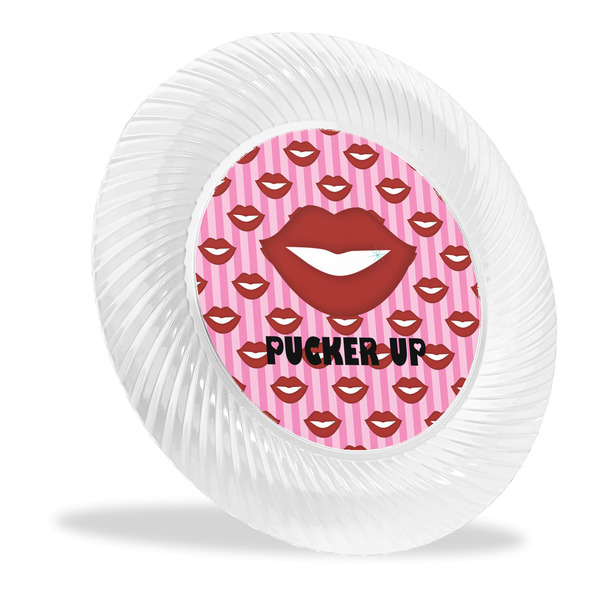Custom Lips (Pucker Up) Plastic Party Dinner Plates - 10"