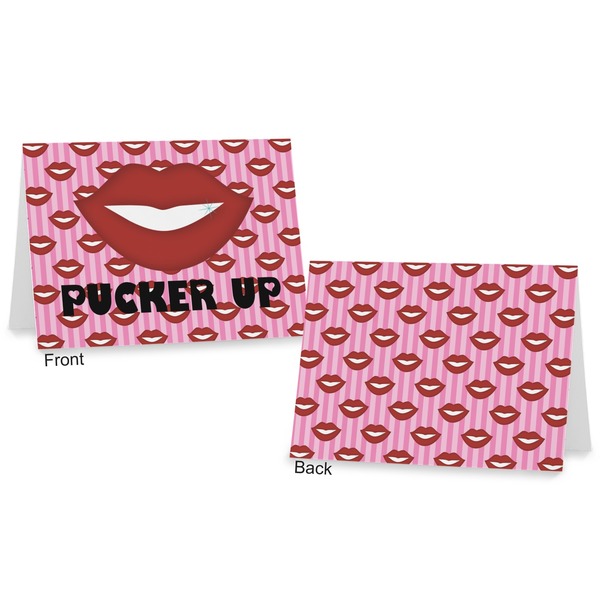 Lips (Pucker Up) Postcard - Front and Back
