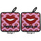 Lips (Pucker Up) Pot Holders - Set of 2 APPROVAL