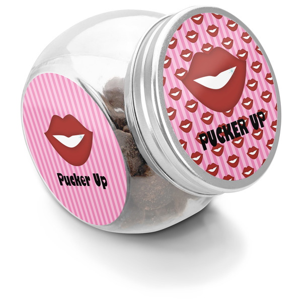 Custom Lips (Pucker Up) Puppy Treat Jar