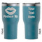 Lips (Pucker Up) RTIC Tumbler - Dark Teal - Double Sided - Front & Back