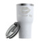 Lips (Pucker Up) RTIC Tumbler -  White (with Lid)