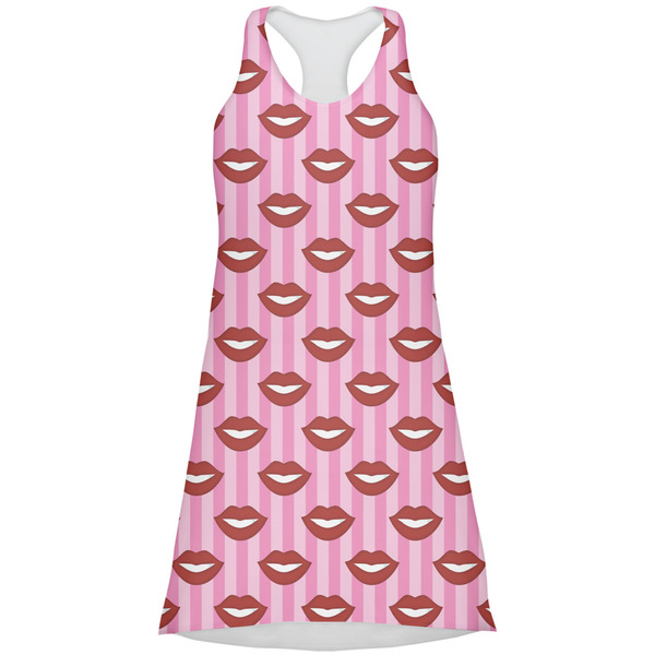 Custom Lips (Pucker Up) Racerback Dress - Large
