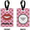 Lips (Pucker Up)  Rectangle Luggage Tag (Front + Back)