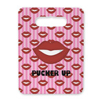 Lips (Pucker Up) Rectangular Trivet with Handle