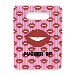 Lips (Pucker Up) Rectangular Trivet with Handle