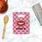 Lips (Pucker Up) Rectangle Trivet with Handle - LIFESTYLE