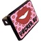 Lips (Pucker Up)  Rectangular Car Hitch Cover w/ FRP Insert (Angle View)