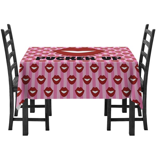 Custom Lips (Pucker Up) Tablecloth
