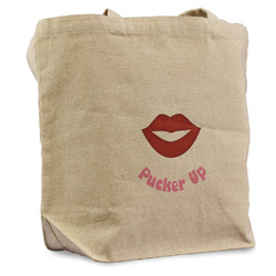 Lips (Pucker Up) Reusable Cotton Grocery Bag