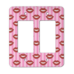 Lips (Pucker Up) Rocker Style Light Switch Cover - Two Switch
