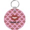 Lips (Pucker Up)  Round Keychain (Personalized)
