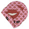 Lips (Pucker Up) Round Linen Placemats - MAIN (Double-Sided)