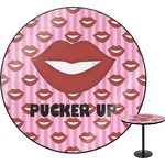 Lips (Pucker Up) Round Table - 24"