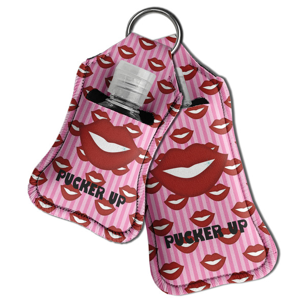 Lips (Pucker Up) Sanitizer Holder Keychain - Both in Case (PARENT)