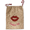 Lips (Pucker Up) Santa Sack - Front