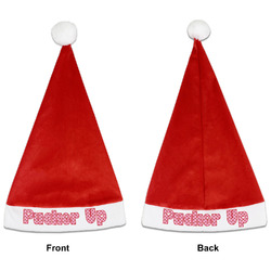 Lips (Pucker Up) Santa Hat - Front & Back