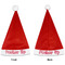 Lips (Pucker Up) Santa Hat - Front & Back