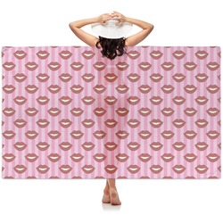 Lips (Pucker Up) Sheer Sarong