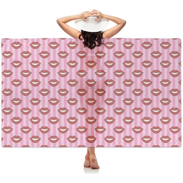 Custom Lips (Pucker Up) Sheer Sarong