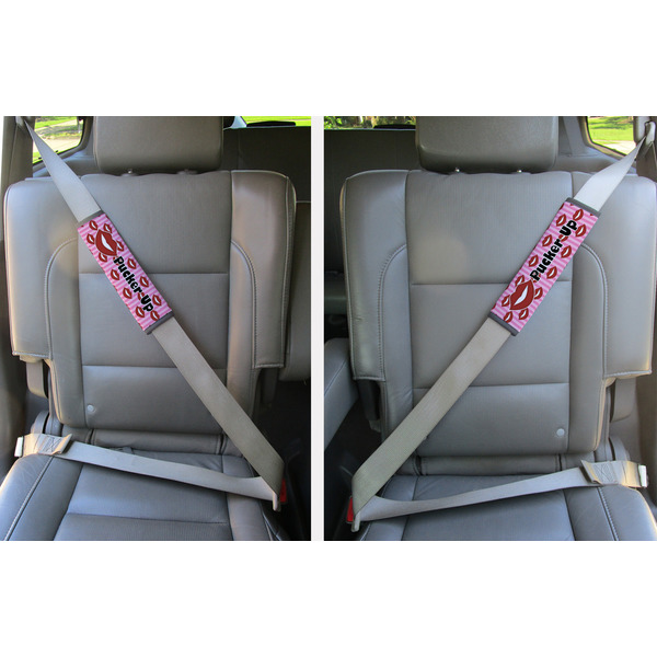 Lips (Pucker Up)  Seat Belt Covers (Set of 2 - In the Car)