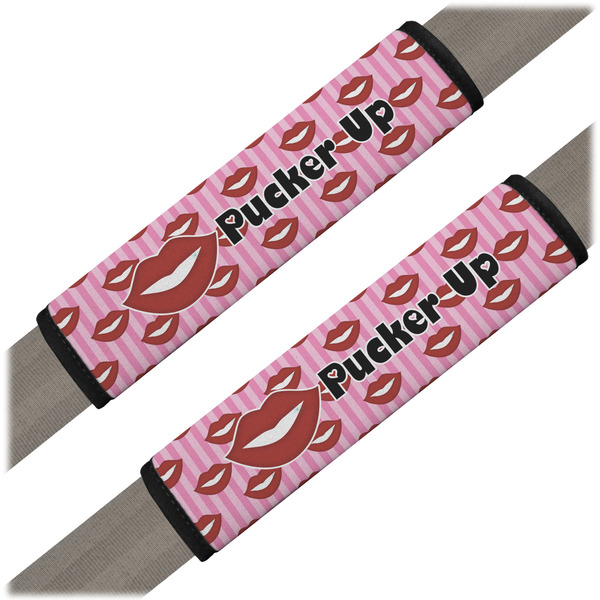 Custom Lips (Pucker Up) Seat Belt Covers (Set of 2)