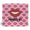 Lips (Pucker Up) Security Blanket - Front View