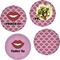 Lips (Pucker Up)  Set of Lunch / Dinner Plates
