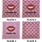 Lips (Pucker Up)  Set of Square Dinner Plates (Approval)