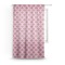 Lips (Pucker Up) Sheer Curtain With Window and Rod