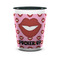 Lips (Pucker Up) Ceramic Shot Glass - 1.5 oz - Two Tone - Set of 4