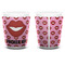 Lips (Pucker Up) Shot Glass - White - APPROVAL