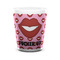 Lips (Pucker Up) Ceramic Shot Glass - 1.5 oz - White - Set of 4