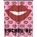 Lips (Pucker Up) Extra Long Shower Curtain - 70"x84"